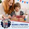 2 Rolls 20 Yard Red White and Blue Ribbon Patriotic Star and Striped Wired Royal USA Ribbon DIY Crafts for 4th of July